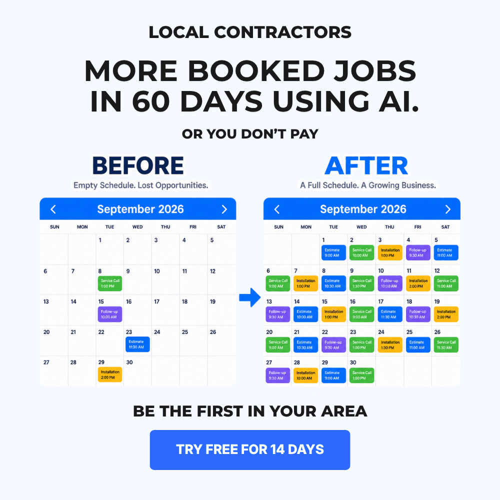 Ad image for More booked jobs in 60 days